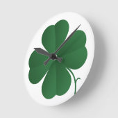 Grote shamrock ronde klok (Hoek)