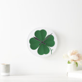Grote shamrock ronde klok (Huis)