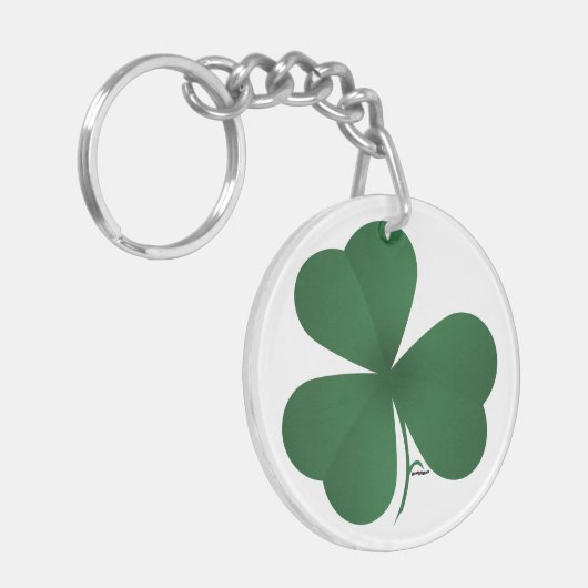 Grote Shamrock Sleutelhanger (Voorkant Links)