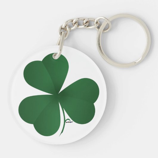 Grote Shamrock Sleutelhanger (Achterkant)