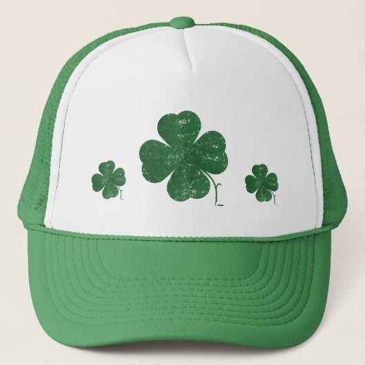 Grote Shamrock - stijl Trucker Pet (Voorkant)