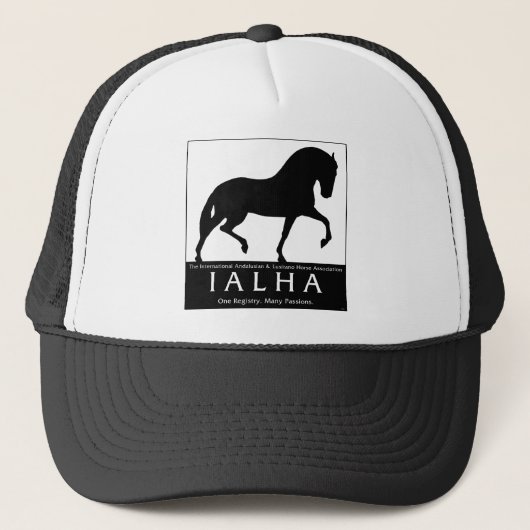 Grote Silhouette Logo Trucker Pet (Voorkant)