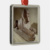 Grote sinaasappel uit Tanis (graniet) Metalen Ornament (Rechts)