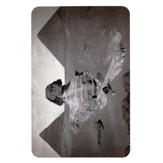 Grote sinaasappel van Giza Necropolis en Pyramiden Magneet (Verticaal)