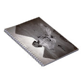 Grote sinaasappel van Giza Necropolis en Pyramiden Notitieboek (Rechterzijde)