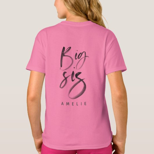 grote sis t-shirt (Achterkant)