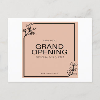 Grote sjabloon openen, banner, poster. Lettering Briefkaart