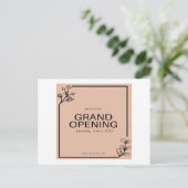 Grote sjabloon openen, banner, poster. Lettering Briefkaart (Staand voorkant)