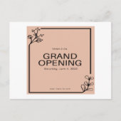 Grote sjabloon openen, banner, poster. Lettering Briefkaart (Voorkant)