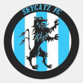 Grote Skycatz Sticker (Voorkant)