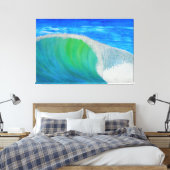 Grote slaggolf canvas afdruk (Insitu (Slaapkamer))