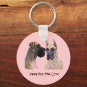 Grote Sleutelhanger van Dane Breast Cancer (Voorkant)