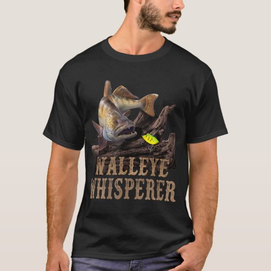 Grote smeedmachine met Gevist rekdikte: Walleye W T-shirt (Voorkant)