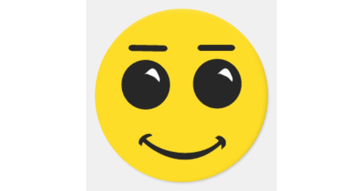 grote smiley ronde sticker Zazzle.nl