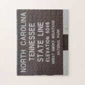 Grote Smokey Mountain North Carolina. Legpuzzel (Verticaal)