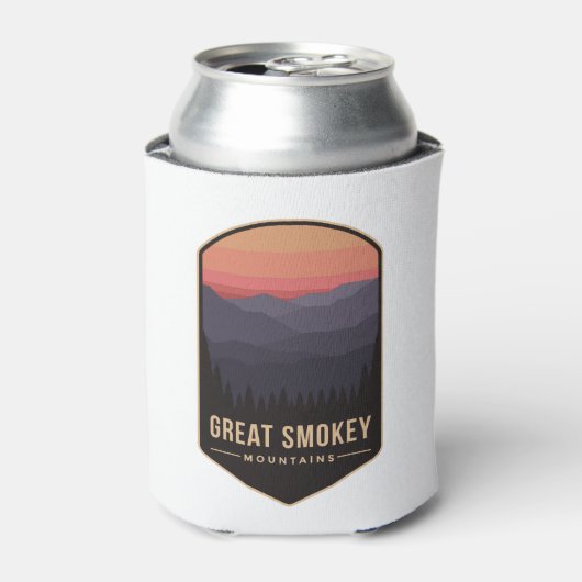 Grote Smokey Mountains National Park Merchandise Blikjeskoeler (Blikje Voorkant)