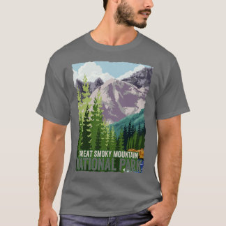 Grote Smoky Mountain National Park Wandelsouvenir T-shirt