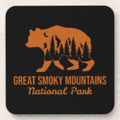 GROTE SMOKY MOUNTAINES NATIONAAL PARK BIER ONDERZETTER (Voorkant)