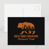 GROTE SMOKY MOUNTAINES NATIONAAL PARK BRIEFKAART (Voorkant / Achterkant)