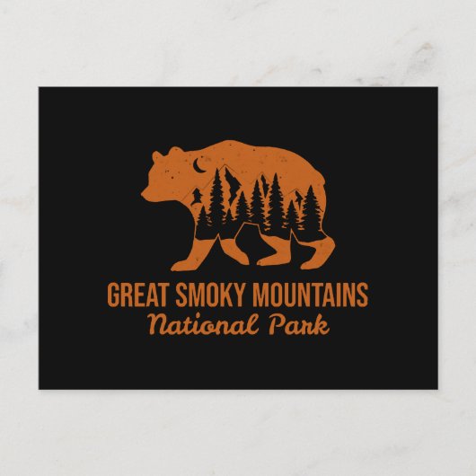 GROTE SMOKY MOUNTAINES NATIONAAL PARK BRIEFKAART (Voorkant)