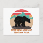 GROTE SMOKY MOUNTAINES NATIONAAL PARK FEESTDAGENKAART (Voorkant)