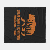 GROTE SMOKY MOUNTAINES NATIONAAL PARK FLEECE DEKEN (Voorkant (Horizontaal))