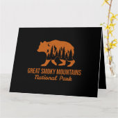 GROTE SMOKY MOUNTAINES NATIONAAL PARK KAART (Gele Bloem)