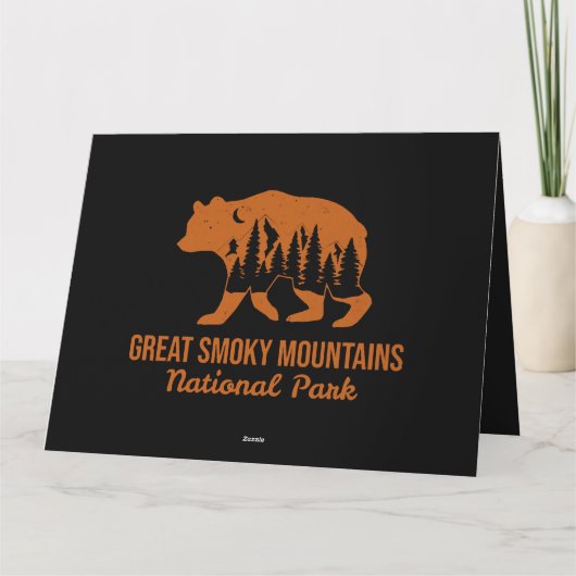 GROTE SMOKY MOUNTAINES NATIONAAL PARK KAART (Achterkant)