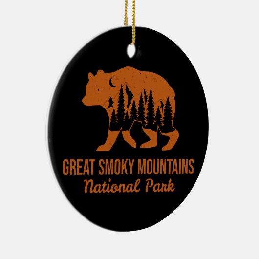 GROTE SMOKY MOUNTAINES NATIONAAL PARK KERAMISCH ORNAMENT (Rechts)
