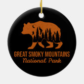 GROTE SMOKY MOUNTAINES NATIONAAL PARK KERAMISCH ORNAMENT (Achterkant)