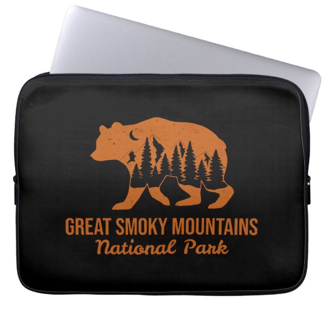 GROTE SMOKY MOUNTAINES NATIONAAL PARK LAPTOP SLEEVE (Voorkant)