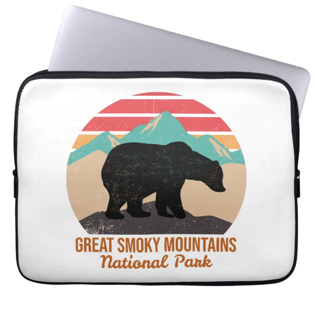 GROTE SMOKY MOUNTAINES NATIONAAL PARK LAPTOP SLEEVE (Voorkant)