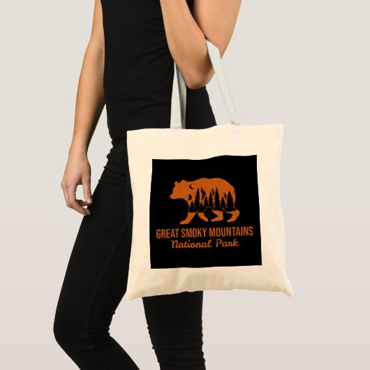 GROTE SMOKY MOUNTAINES NATIONAAL PARK TOTE BAG (Voorkant (product))