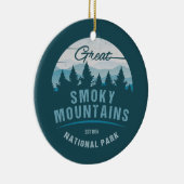 GROTE SMOKY MOUNTAINES NATIONALE PARK HOLIDAY KERAMISCH ORNAMENT (Rechts)