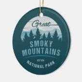 GROTE SMOKY MOUNTAINES NATIONALE PARK HOLIDAY KERAMISCH ORNAMENT (Links)
