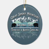 GROTE SMOKY MOUNTAINES NATIONALE PARK HOLIDAY KERAMISCH ORNAMENT (Links)