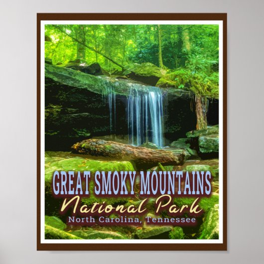 GROTE SMOKY MOUNTAINES NATIONALE PARK - NC - TC POSTER (Voorkant)