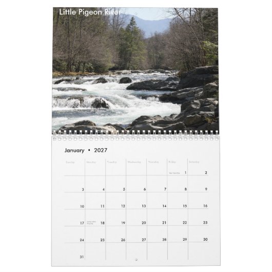 Grote Smoky Mountains2010Kalender... Kalender (Jan 2027)
