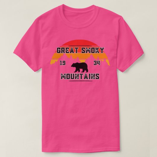 Grote Smoky Mountains 10 T-shirt (Design voorkant)