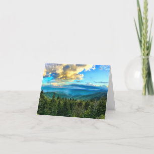 Grote Smoky Mountains Clingmans Dome Notecard Bedankkaart