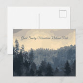 Grote Smoky Mountains Nationaal Park Rustieke Wint Briefkaart (Voorkant / Achterkant)