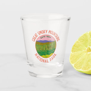 Grote Smoky Mountains National Park Art Distress Shot Glas