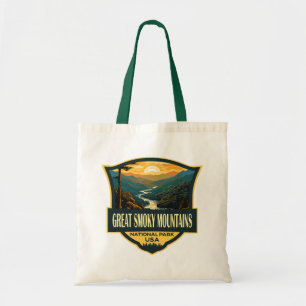Grote Smoky Mountains National Park Illustratie Tote Bag