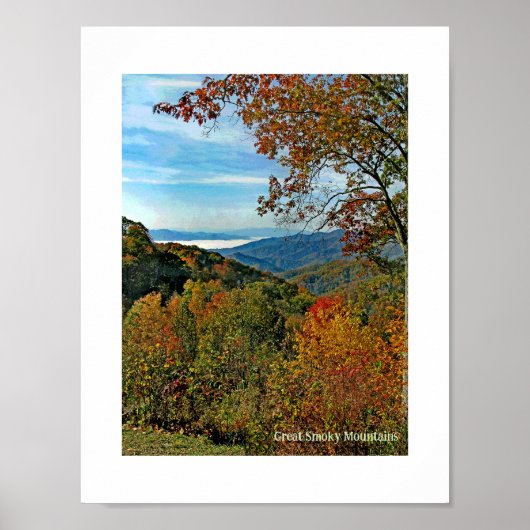 Grote Smoky Mountains NP Poster (Voorkant)