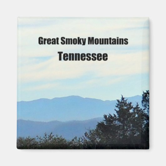 Grote Smoky Mountains, Tennessee Magneet (Voorkant)