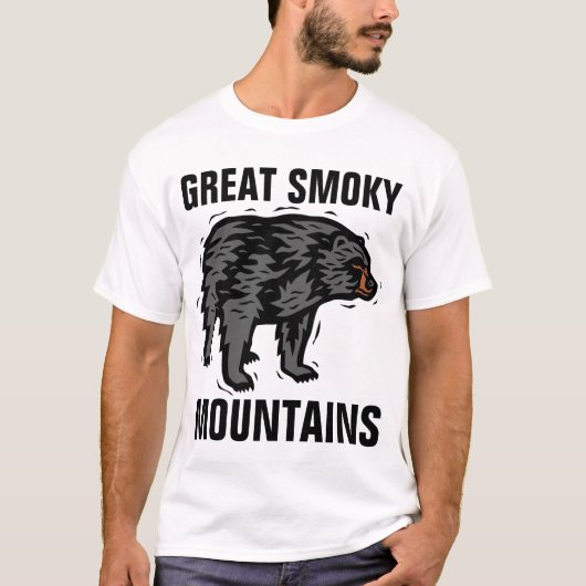 GROTE SMOKY MOUNTAINS TENNESSEE T-Shirts (Voorkant)