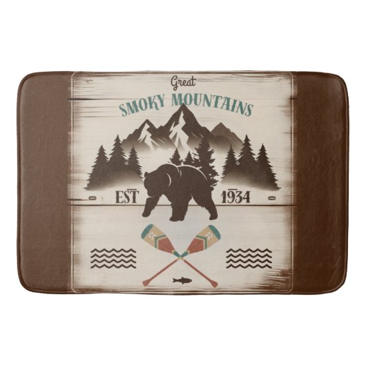 Grote Smoky Mountains, TN beer Badmat (Voorkant)