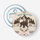 Grote Smoky Mountains, TN beer Button Flesopener (Voorkant)