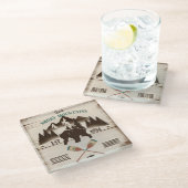 Grote Smoky Mountains, TN beer Glazen Onderzetter (Schuin)