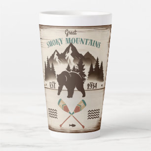 Grote Smoky Mountains, TN beer Latte Mok